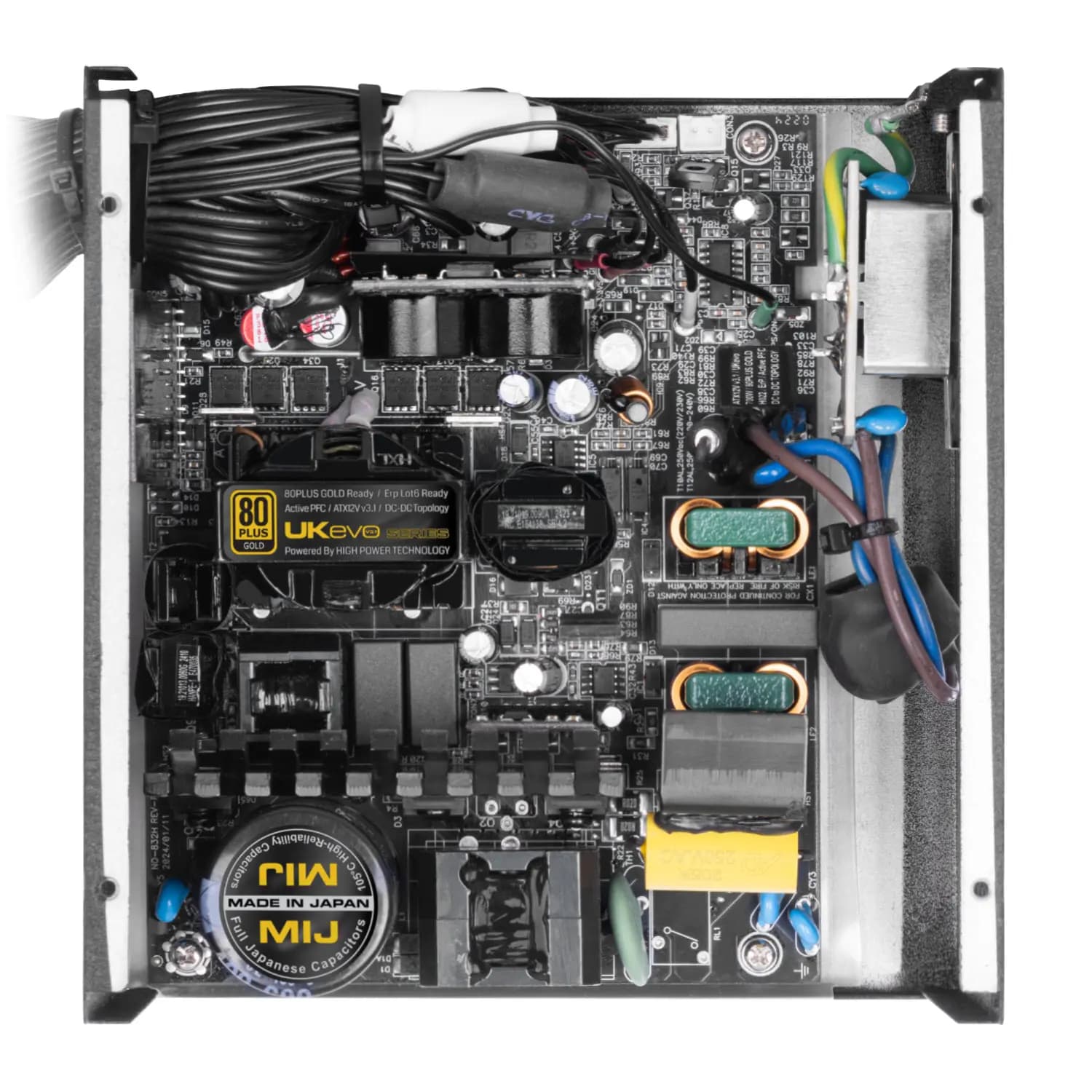 منبع تغذیه کامپیوتر گرین ظرفیت 800 وات POWER GREEN GP800A-UK EVO V3.1 — تصویر ۴