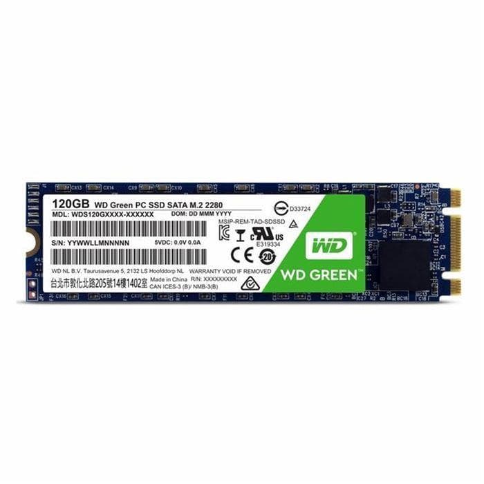 حافظه SSD وسترن دیجیتال SSD WD GREEN M.2 120GB — تصویر ۲