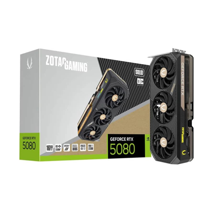 کارت گرافیک گیمینگ زوتک VGA ZOTAK GeForce RTX 5080 SOLID 16GB GDDR7 — تصویر ۳