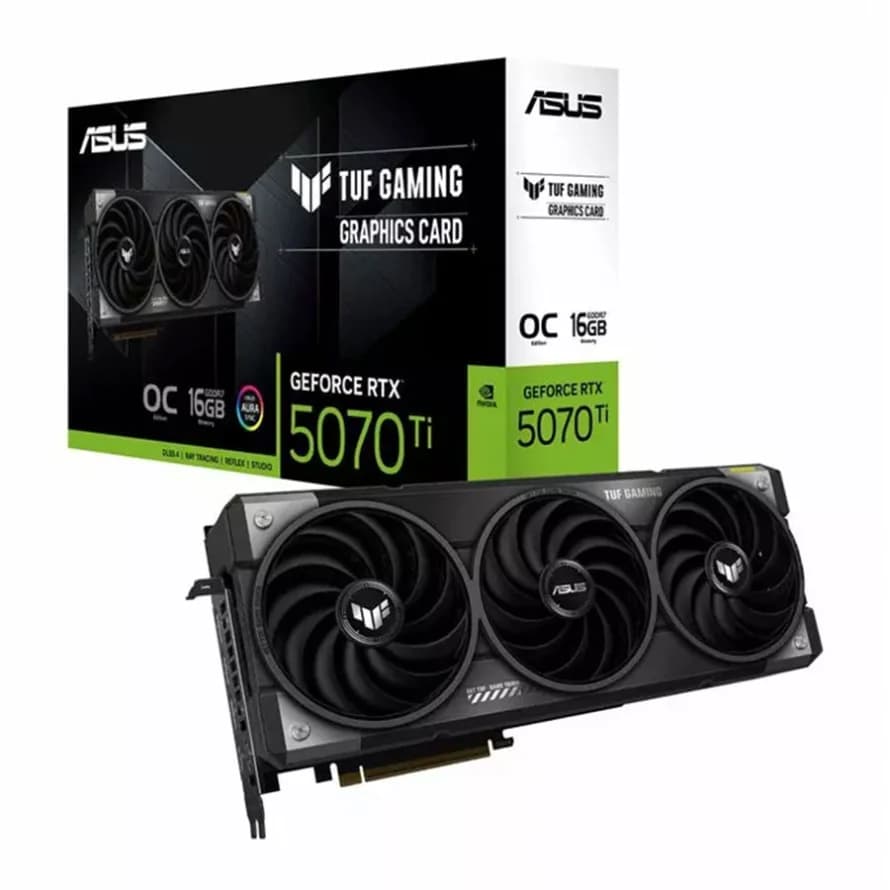 کارت گرافیک ایسوس VGA ASUS TUF Gaming GeForce RTX 5070 Ti 16GB GDDR7 OC Edition — تصویر ۲