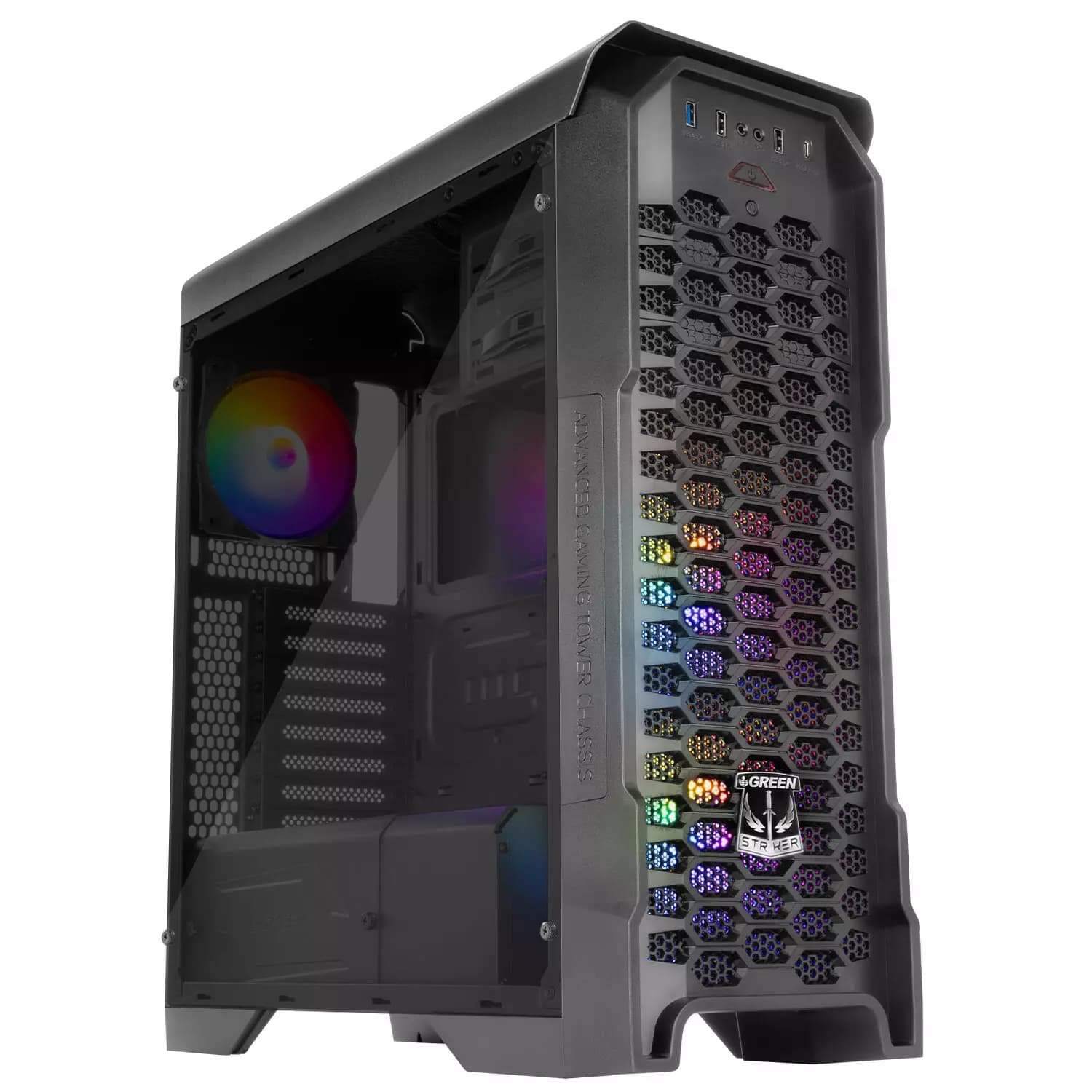 کیس کامپیوتر گرین CASE GREEN STRIKER FRGB