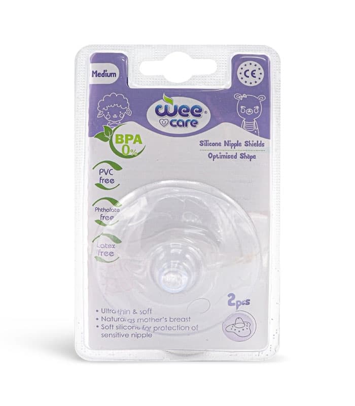 رابط سینه دو عددی (محافظ سینه) وی کر WeeCare به همراه قاب کد M902 — تصویر ۵