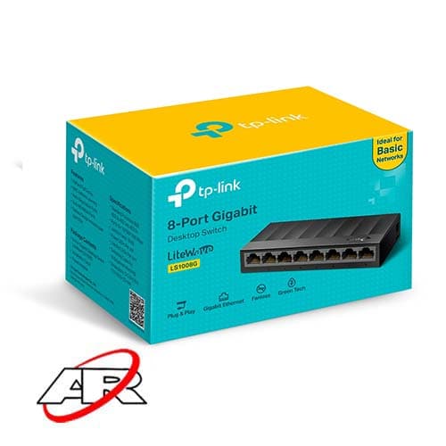 سوییچ 8 پورت گیگابیتی و دسکتاپ تی پی-لینک LS1008G — تصویر ۵
