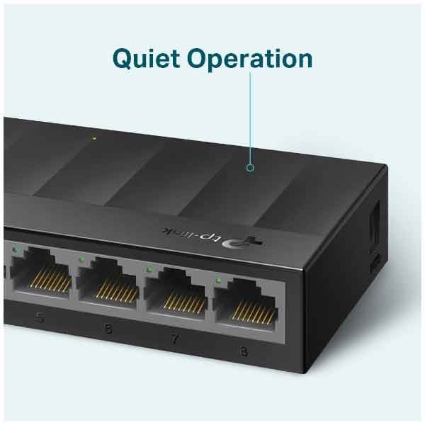سوییچ 8 پورت گیگابیتی و دسکتاپ تی پی-لینک LS1008G — تصویر ۷