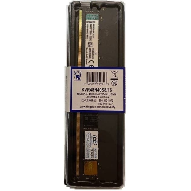 رم کینگستون سری KVR DDR5 16GB 4800MHz CL40