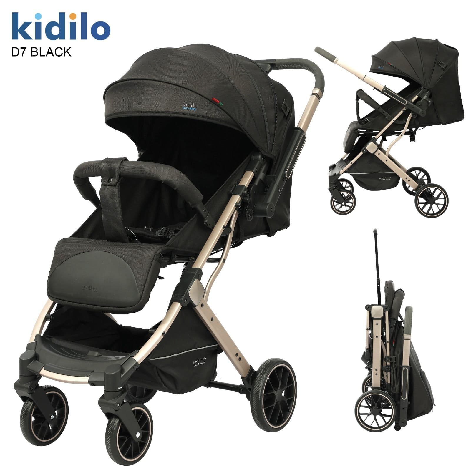 کالسکه مسافرتی کیدیلو kidilo مدل D7 (دسته دو طرفه)