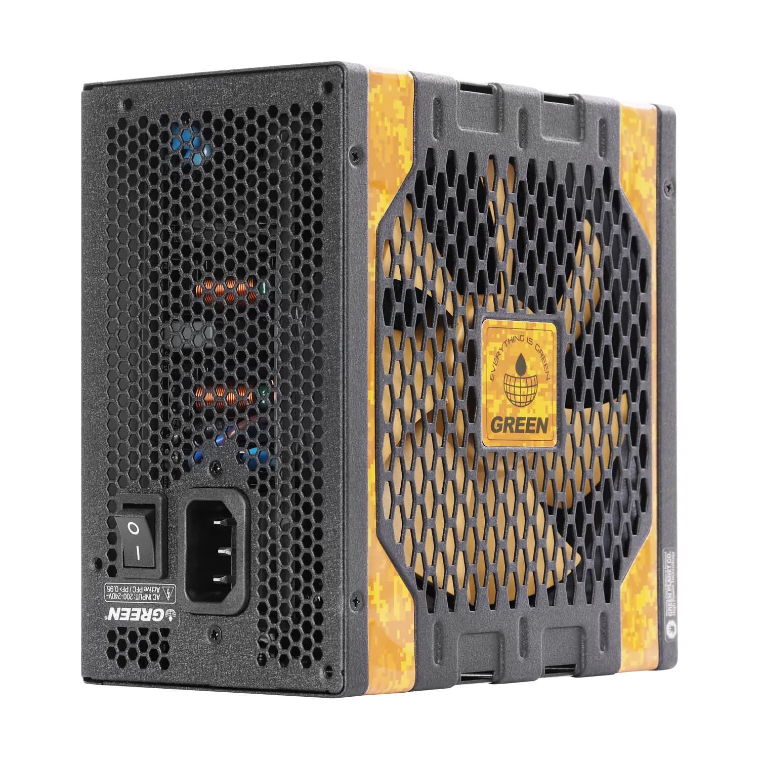 منبع تغذیه کامپیوتر گرین ظرفیت 600 وات POWER GREEN GP600A-UK EVO V3.1 — تصویر ۹