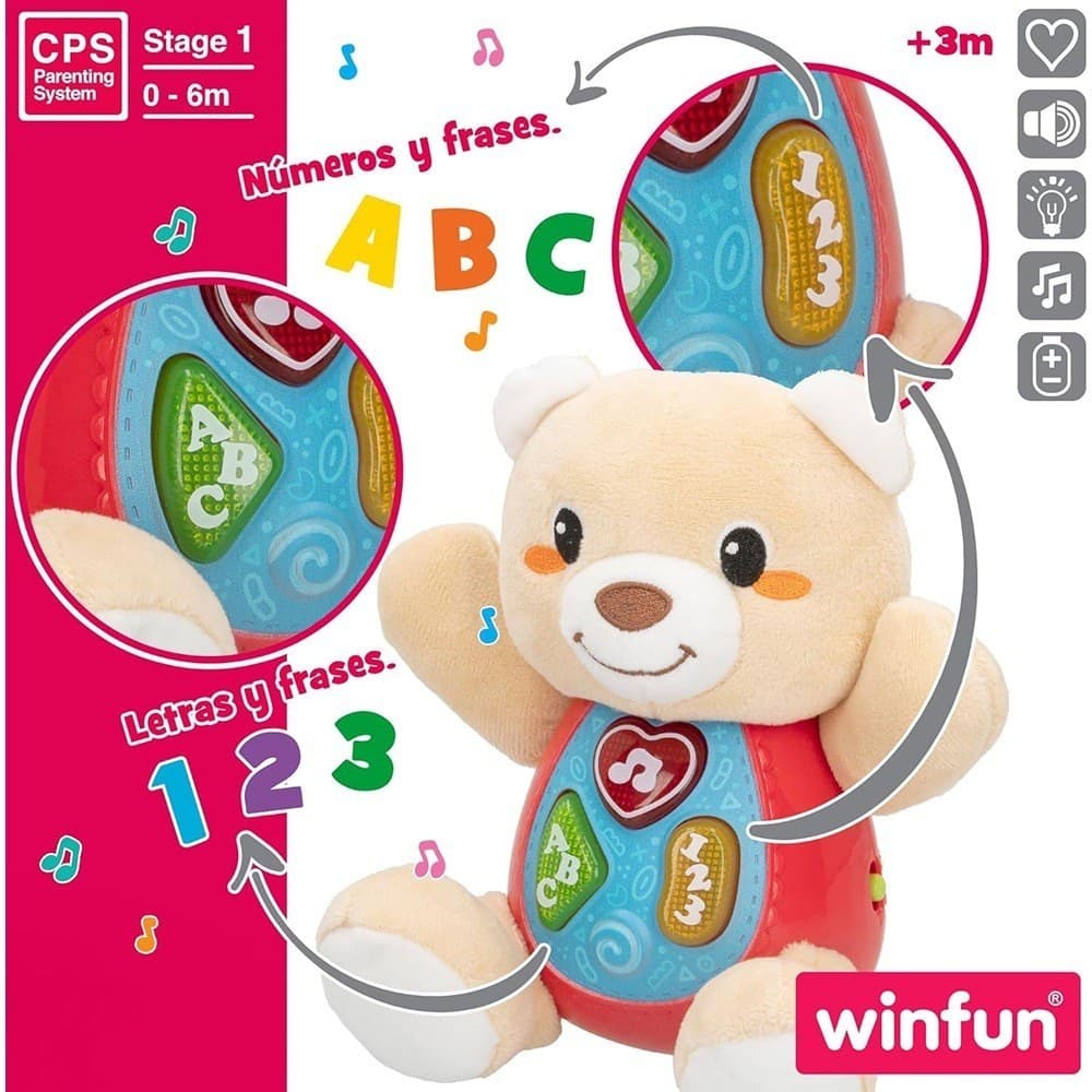 اسباب‌بازی خرس پولیشی موزیکال ABC وین فاین WinFun کد 00681 — تصویر ۷