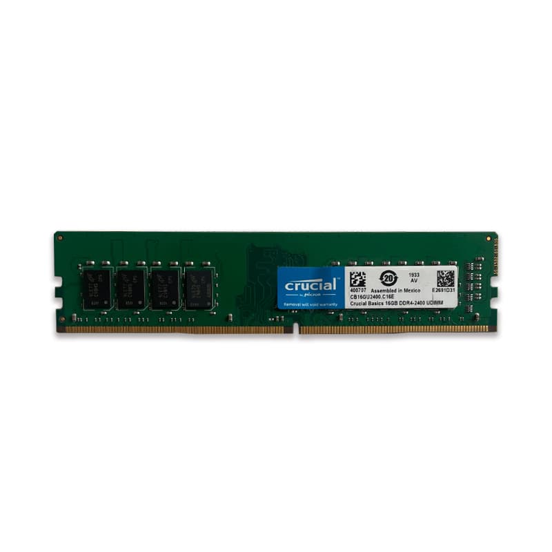 رم کروشیال RAM CRUCIAL 16GB DDR4 2400MHz CL19 مدل CB116GU2400C16E — تصویر ۲
