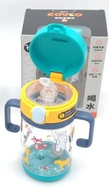 شیشه آبمیوه خوری نی دار دسته دار 240 میل 6+ رووکو Rovco rk-b1061 — تصویر ۶