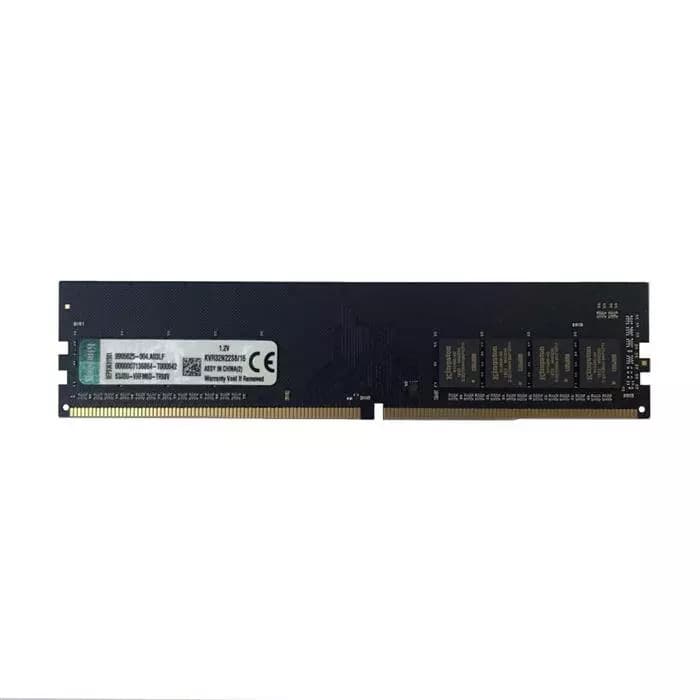 رم دسکتاپ DDR4 تک کاناله 3200 مگاهرتز cl22 کینگستون مدل kvr ظرفیت 16 گیگابایت