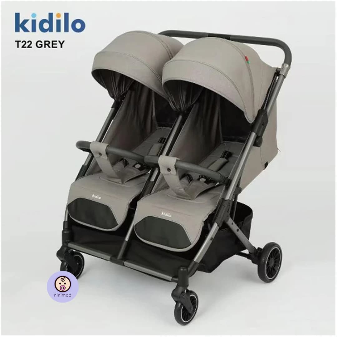 کالسکه دوقلو کنار هم کیدیلو kidilo مدل T22 — تصویر ۸