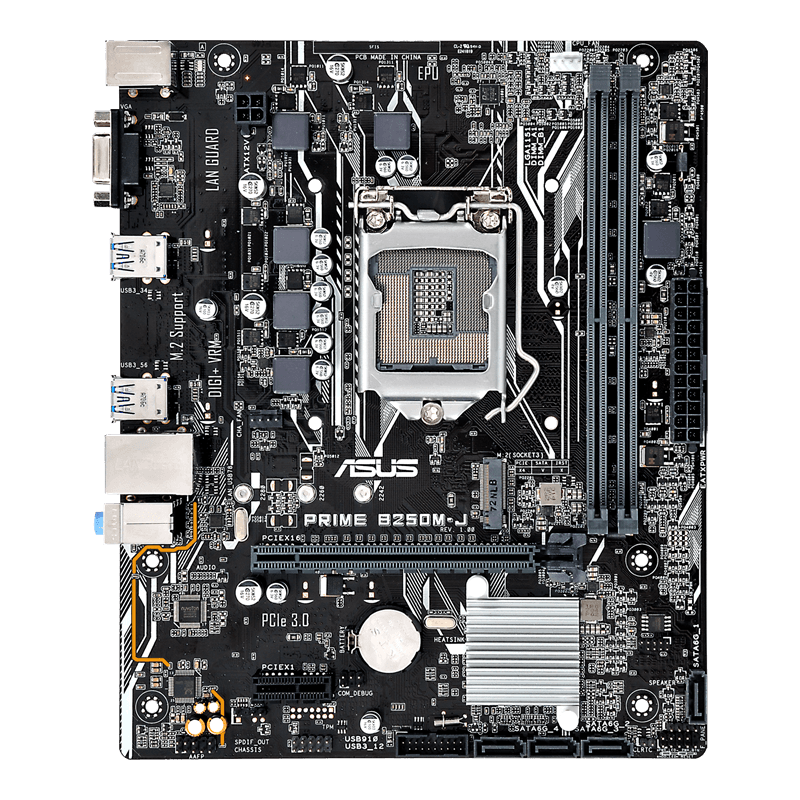 مادربرد ایسوس استوک ASUS PRIME B250M-J — تصویر ۲