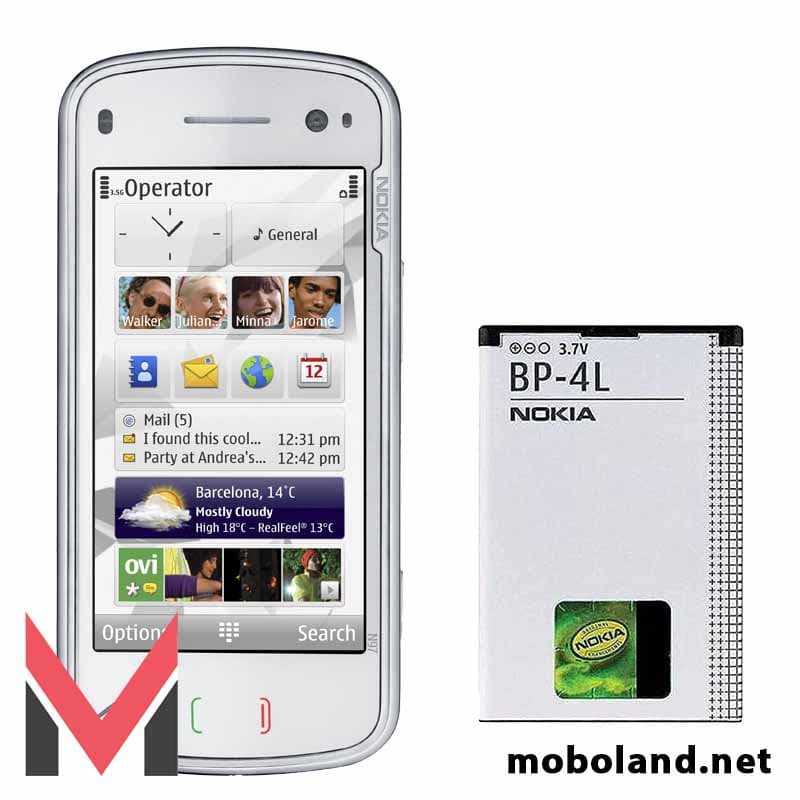 باتری اصلی گوشی نوکیا Nokia N97 BP-4L — تصویر ۲