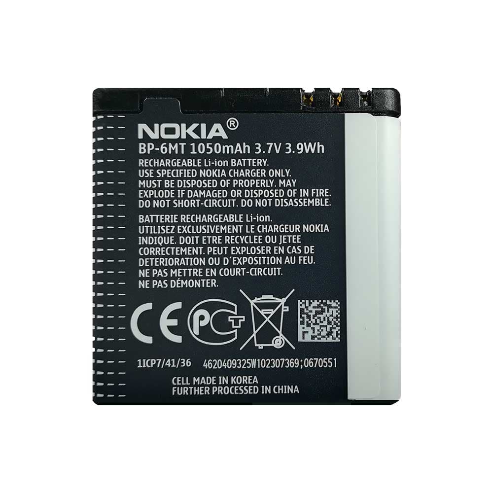 باتری اصلی گوشی نوکیا Nokia N81 8GB BP-6MT — تصویر ۹