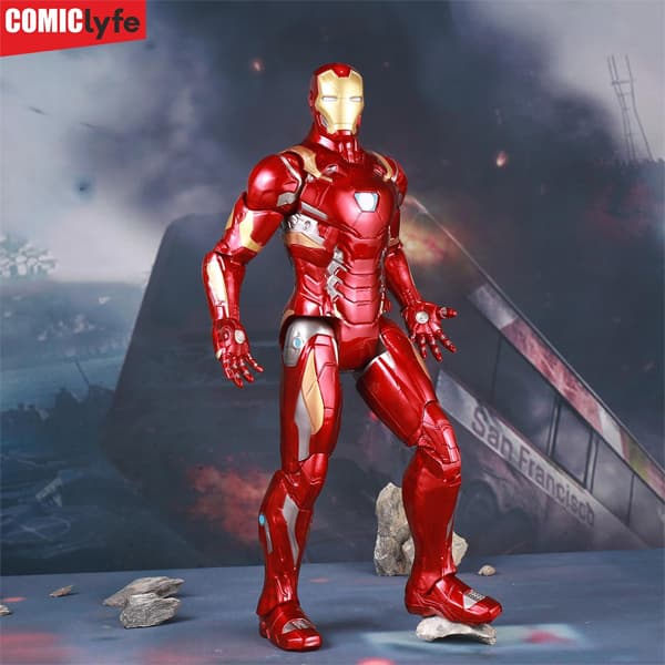 اکشن فیگور طرح ZD Toys Iron Man Civil War — تصویر ۴