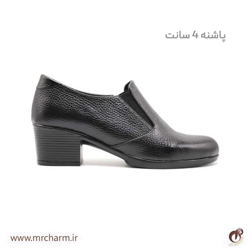 کفش زنانه پاشنه دار تمام چرم mrc2118-05 — تصویر ۲