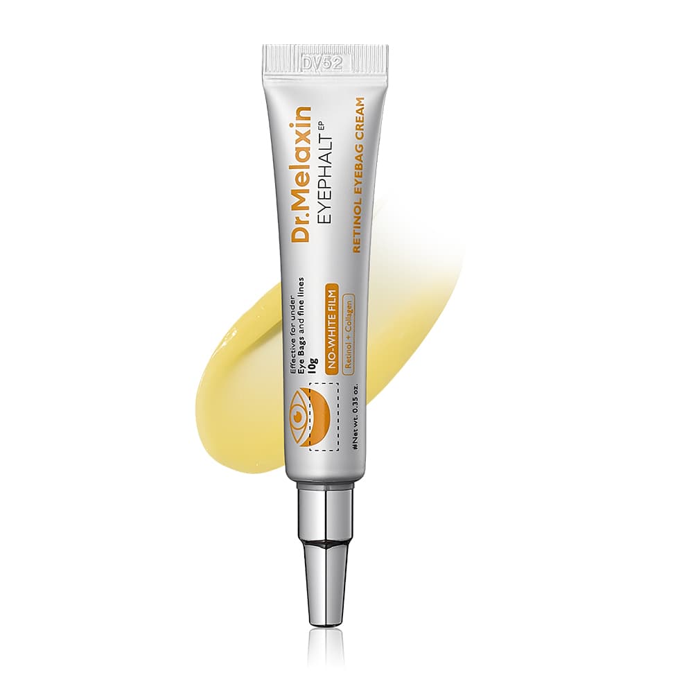 دور چشم رتینول دکتر ملاکسین Dr.Melaxin مدل Eyephalt Eyebag از بین برنده ی کیسه زیر چشمی, تیرگی و پف وزن 10 گرم