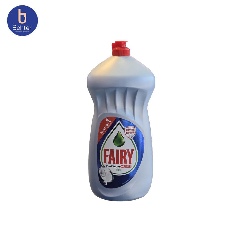 مایع ظرفشویی دستی فیری Fairy پلاتینیوم Platinum با رایحه لیمویی حجم 1.5 لیتری — تصویر ۴
