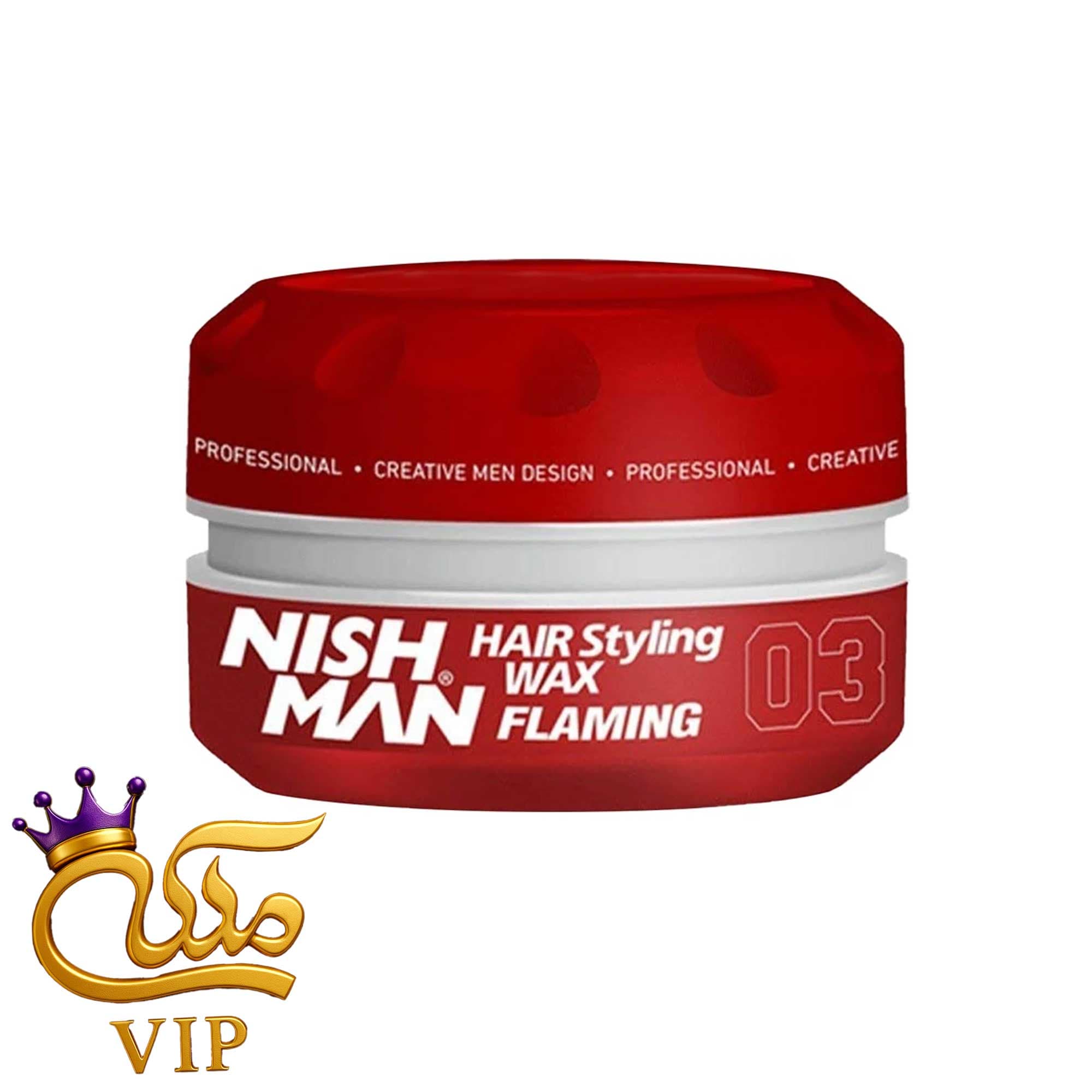 واکس حالت دهنده موی 03 نیشمن Nishman مدل FLAMING حجم 150 میل — تصویر ۸