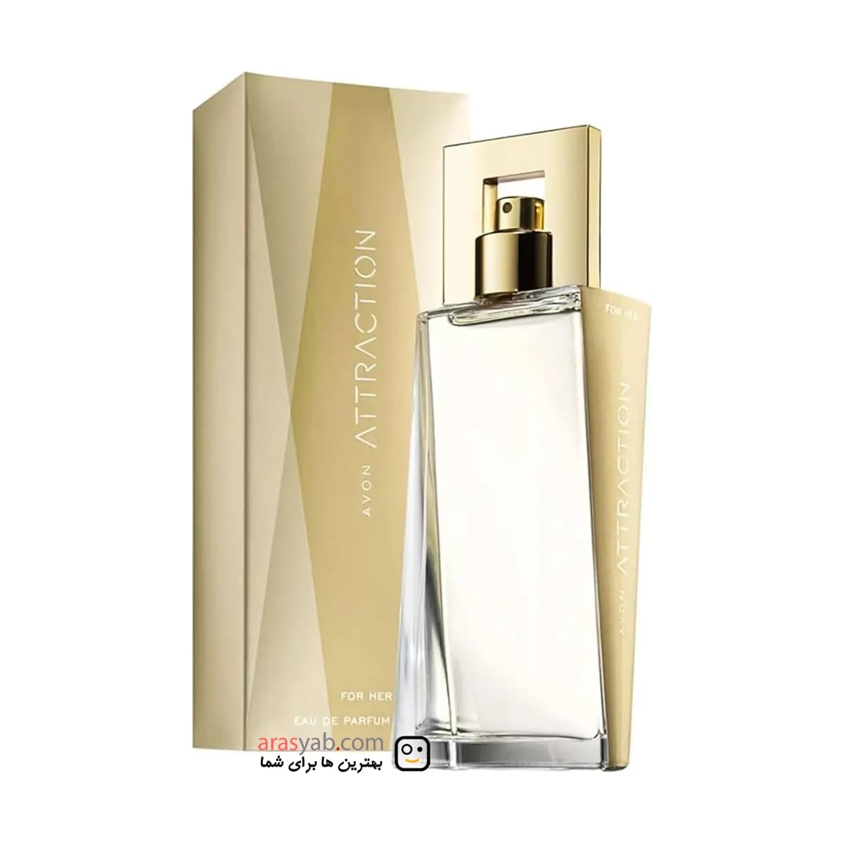 ادکلن زنانه آون Avon مدل اترکشن Attraction رایحه میوه ای چوبی حجم 50 میل