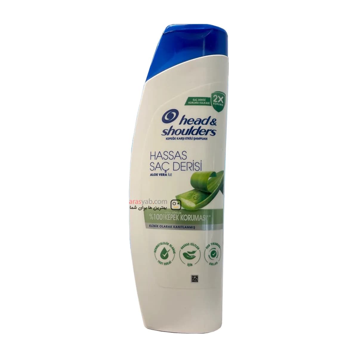 شامپو ضد شوره عصاره آلوئه ورا هد اند شولدرز مناسب کف سر حساس حجم 330 میل — تصویر ۲