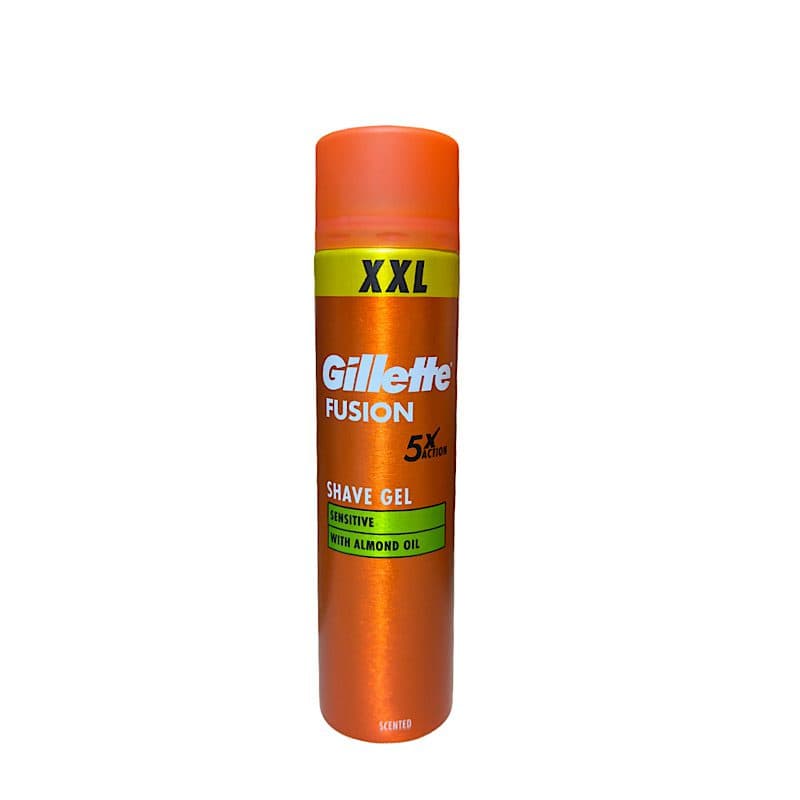 ژل اصلاح پوست حساس SENSITIVE فیوژن ژیلت Gillette FUSION حجم 240 میل — تصویر ۴