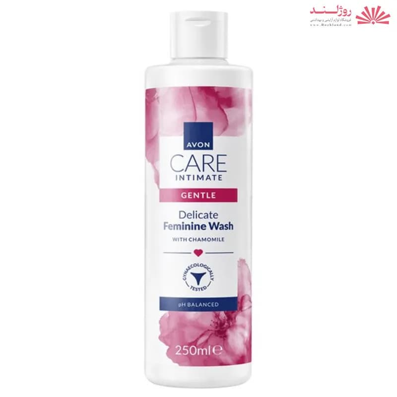 ژل بهداشتی بانوان آون Avon مدل ملایم Gentle با عصاره گل بابونه حجم 250 میل — تصویر ۴