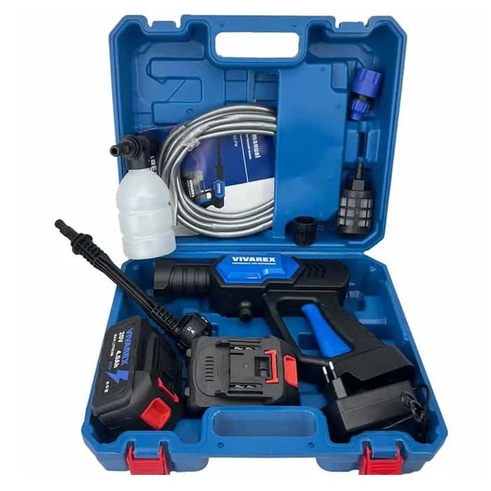 کارواش شارژی ویوارکس 25 بار مدل VR2425V2-PW دو باتری — تصویر ۶