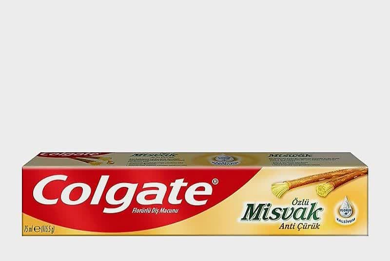 خمیر دندان ضد پوسیدگی کلگیت Colgate با عصاره چوب مسواک حاوی کلسیم و فلوراید حجم 75 میل — تصویر ۴