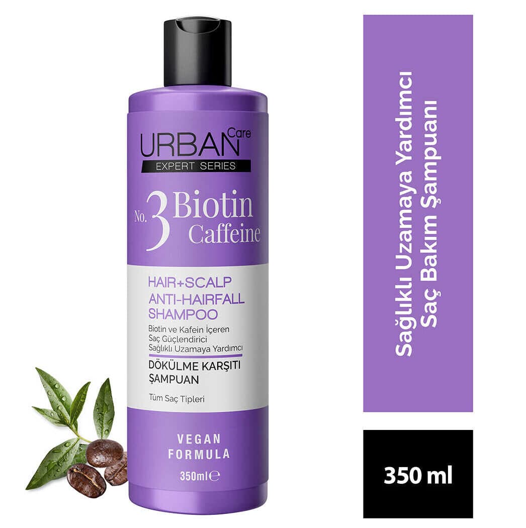 شامپو ضدریزش اوربان کر Urban Care حاوی بیوتین کافئین حجم 350 میل — تصویر ۸