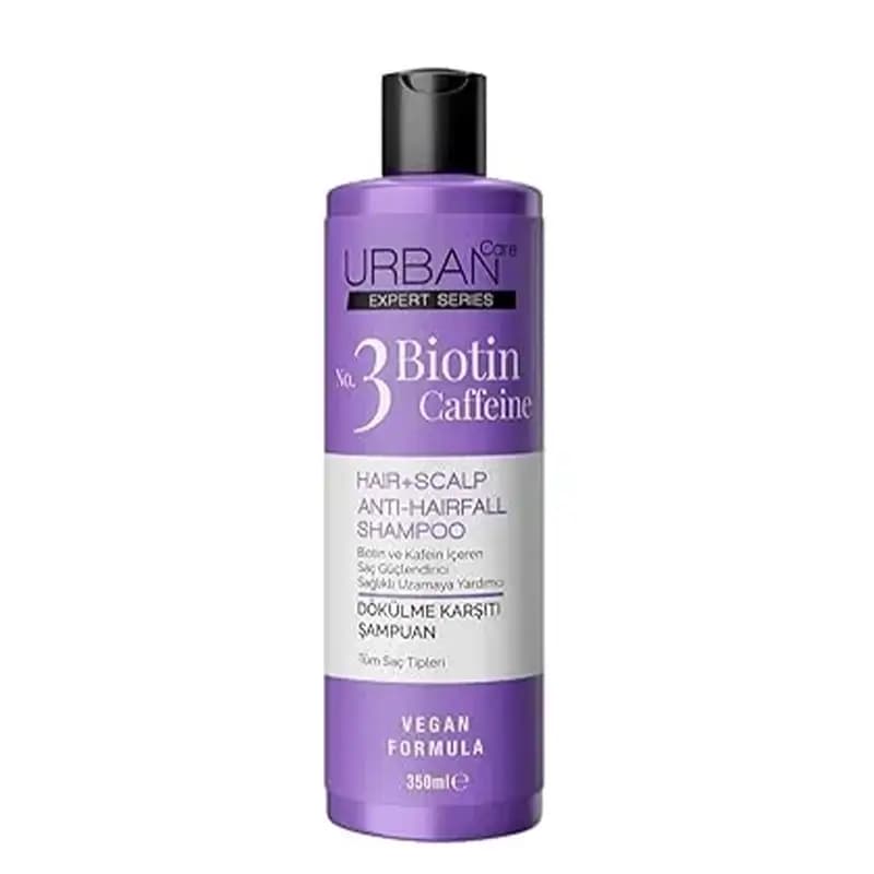 شامپو ضدریزش اوربان کر Urban Care حاوی بیوتین کافئین حجم 350 میل — تصویر ۴