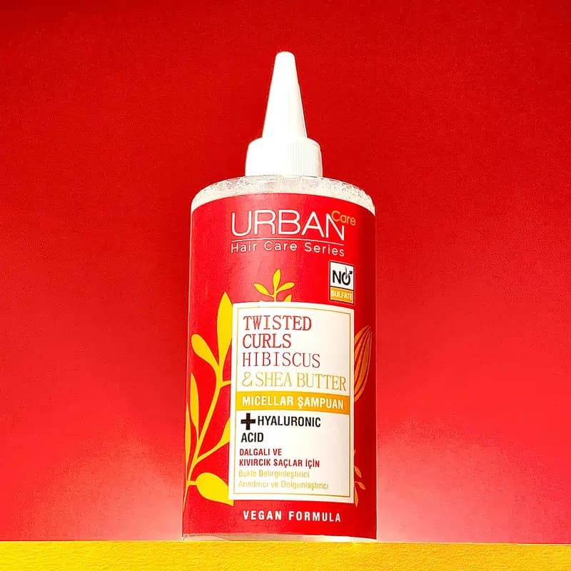شامپو میسلار بدون سولفات موی فر اوربان کر Urban Care حاوی هیالورونیک اسید حجم 340 میل — تصویر ۸
