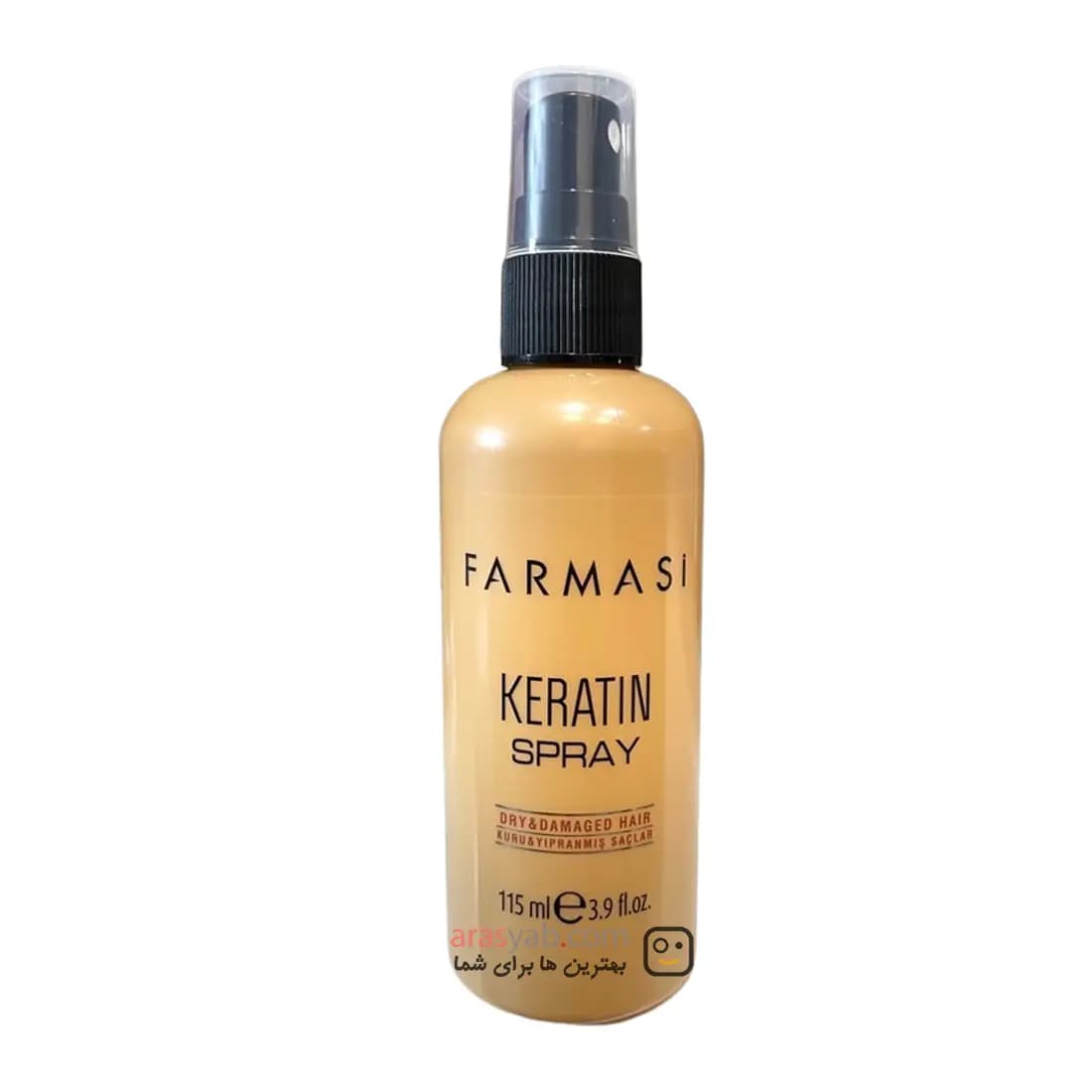 اسپری کراتین تراپی فارماسی Farmasi برای ترمیم موی خشک و آسیب دیده حجم 115 میل — تصویر ۲
