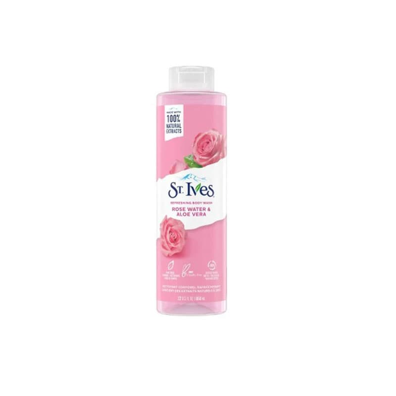 شامپو بدن مدل رز و آلوئه‌ ورا اس تی.ایوز ST.IVES حجم 650 میل