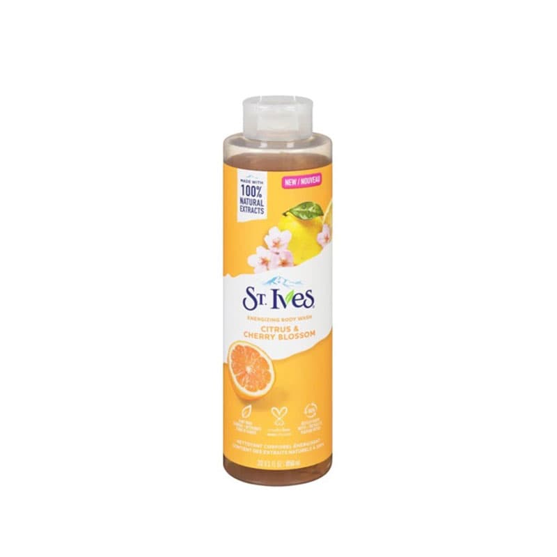 شامپو بدن مدل مرکبات و شکوفه‌های گیلاس اس تی.ایوز ST.IVES حجم 650 میل