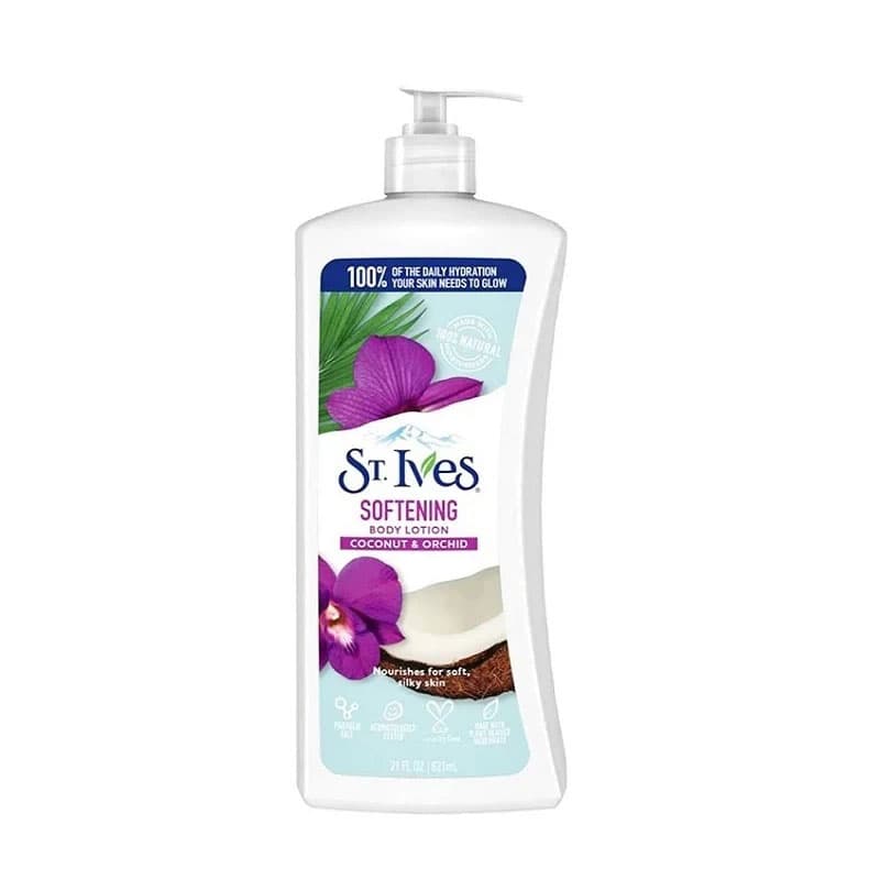 لوسیون بدن مدل نارگیل و ارکیده اس تی.ایوز ST.IVES حجم 621 میل