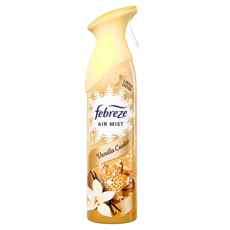 اسپری خوشبو کننده هوا فبرز با رایحه کوکی وانیلی Vanilla Cooke حجم 185 میل — تصویر ۴