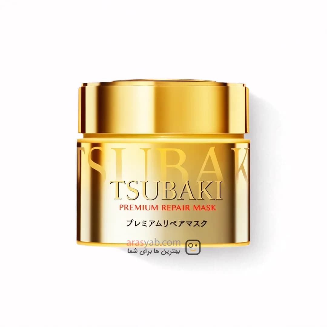 ماسک موی ترمیم کننده پریمیوم تسوباکی Tsubaki اصل ژاپن حجم 180 گرم