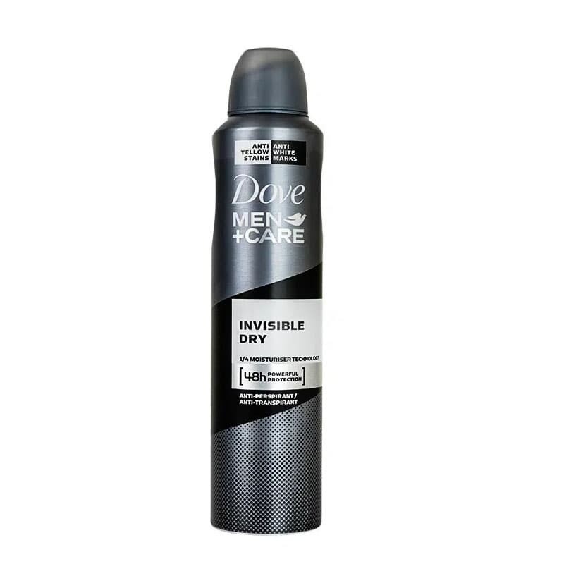 اسپری ضد تعریق مردانه داو مدل Invisible Dry ماندگاری 48 ساعته حجم 250 میلی لیتر