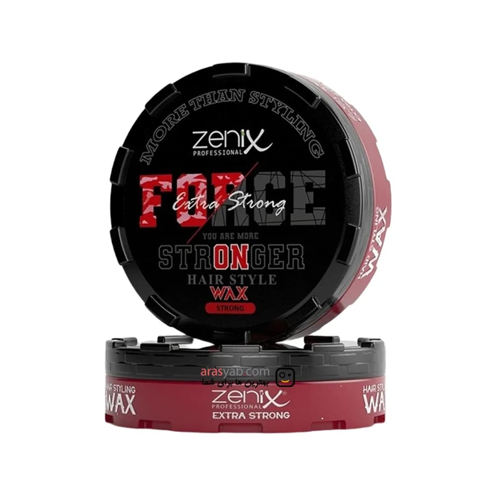 واکس مو حالت دهنده فوق العاده قوی Extra Strong زنیکس Zenix سری Force حجم 150 میل