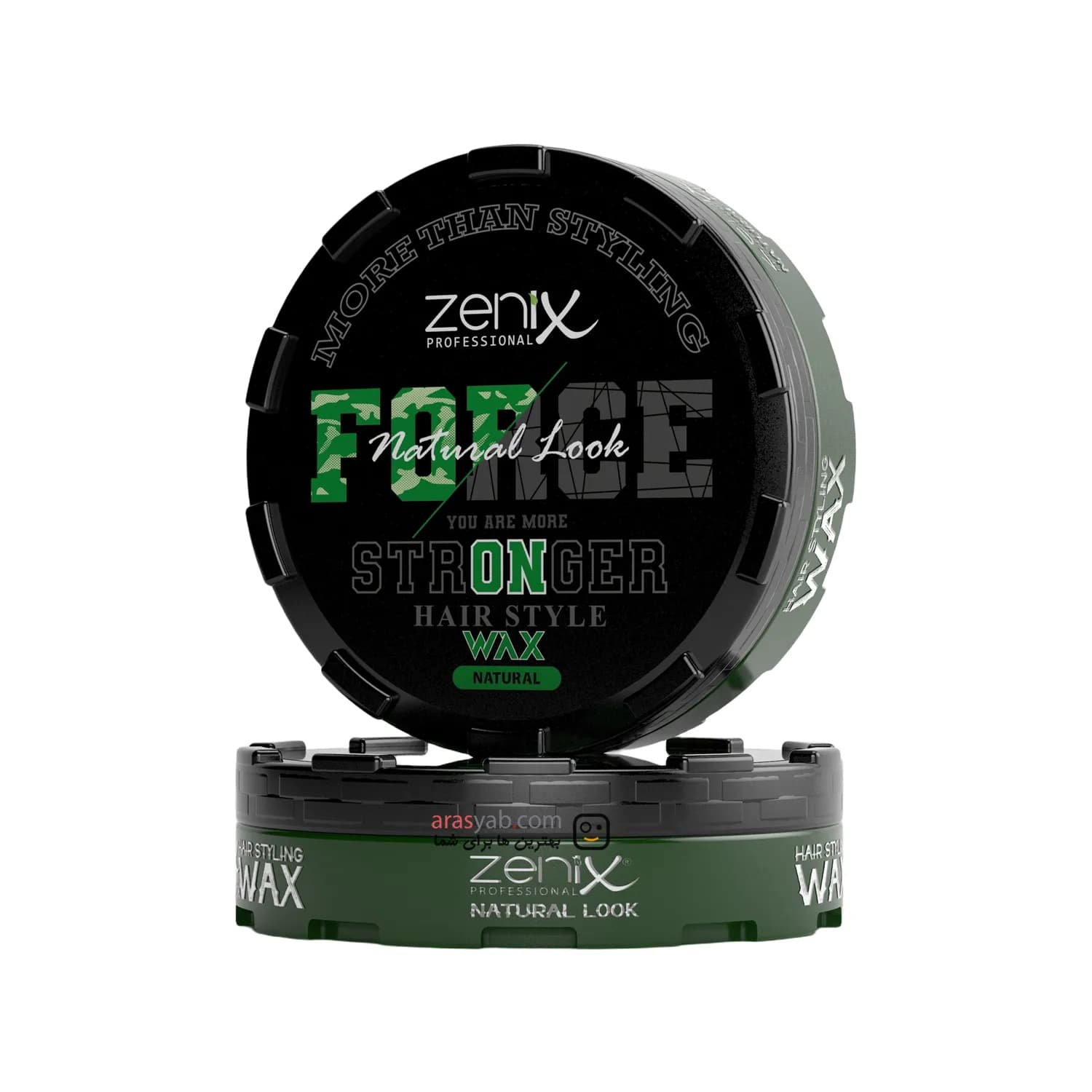 واکس موی حالت دهنده نچرال Natural زنیکس Zenix سری Force حجم 150 میل — تصویر ۲