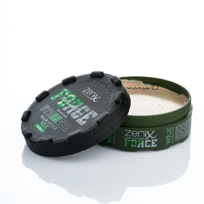 واکس موی حالت دهنده نچرال Natural زنیکس Zenix سری Force حجم 150 میل — تصویر ۴