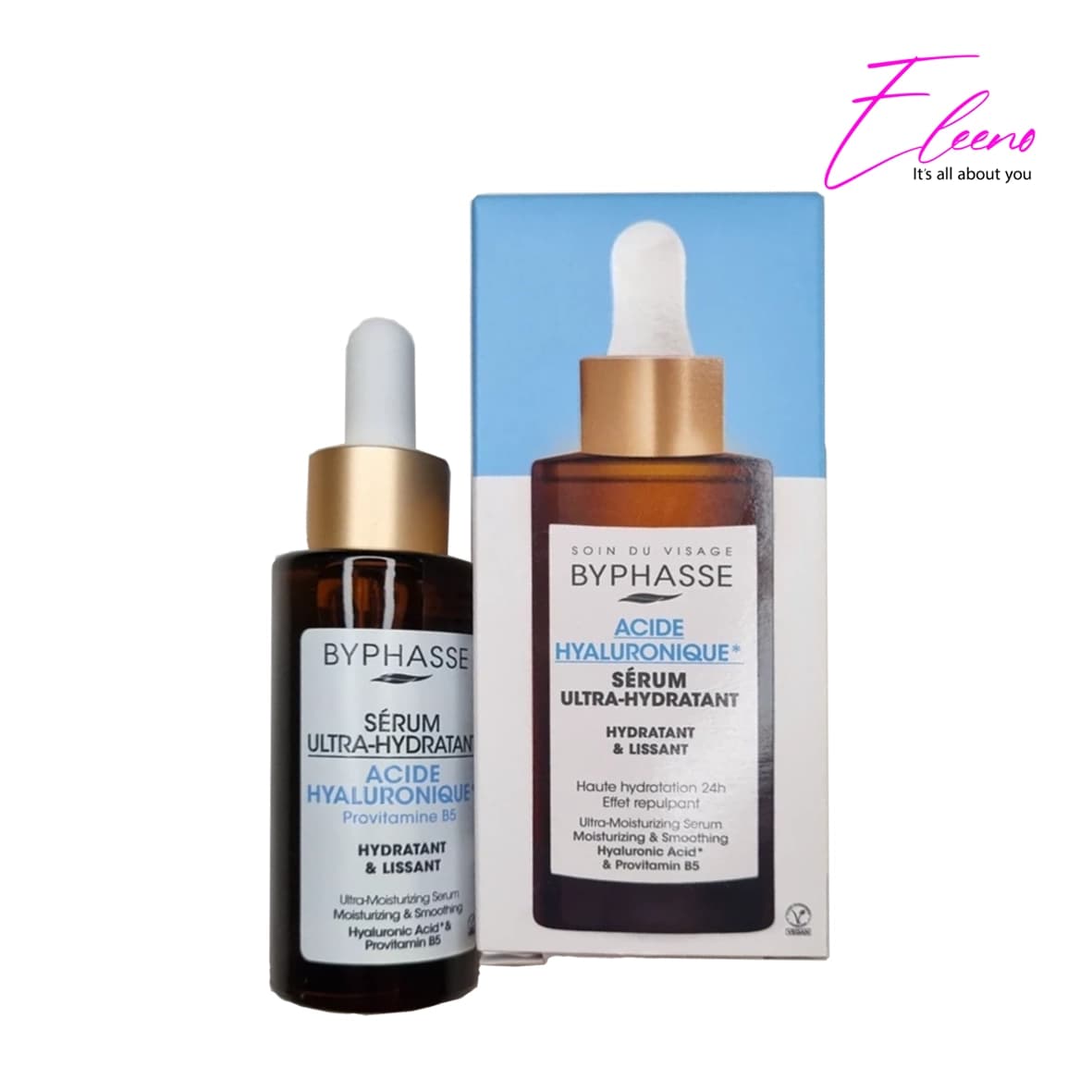 سرم آبرسان صورت بایفاس Byphasse مدل ULTRA HYDRATANT حاوی هیالورونیک اسید حجم 50 میل — تصویر ۴
