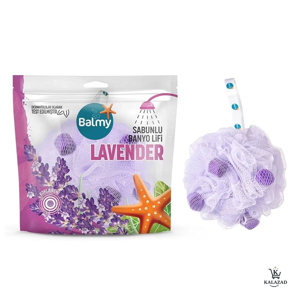 لیف حمام صابون دار بالمی Balmy با رایحه اسطوخودوس Lavander — تصویر ۱۱