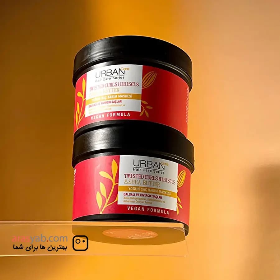 ماسک موی داخل حمام مخصوص موی فر اربن کر URBAN CARE حجم 230 میل — تصویر ۳
