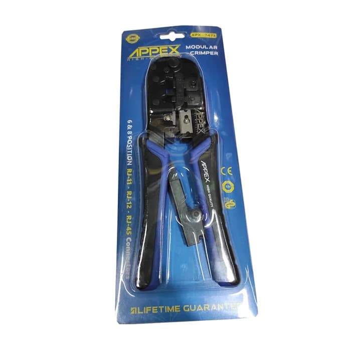 انبر سوکت زن تلفن و شبکه اپکس مدل APX-7473 — تصویر ۴