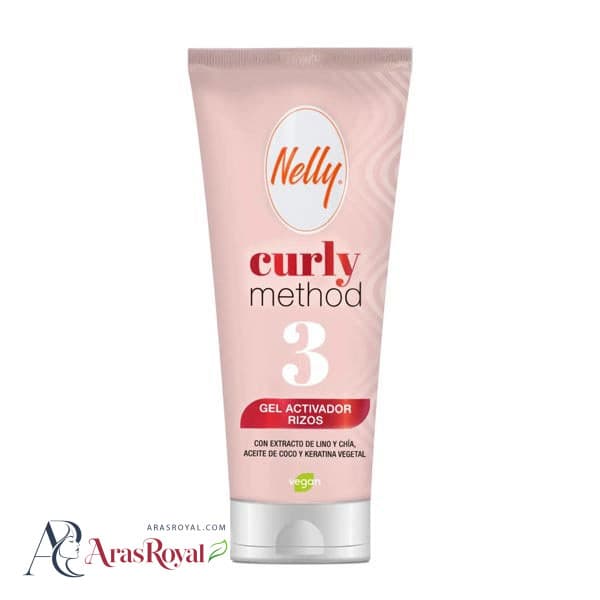 ژل حالت دهنده مو مخصوص موی فر نلی Nelly مدل Curly method حجم 200 میل — تصویر ۱۰
