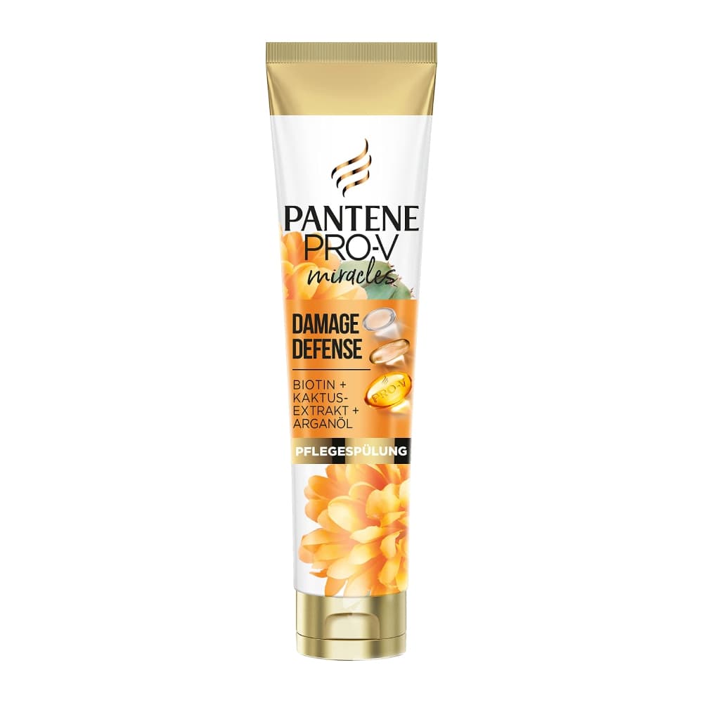 نرم کننده موی داخل حمام پنتن Pantene برای موهای خشک و دمیج مدل Demage Defence حجم 160 میل — تصویر ۹