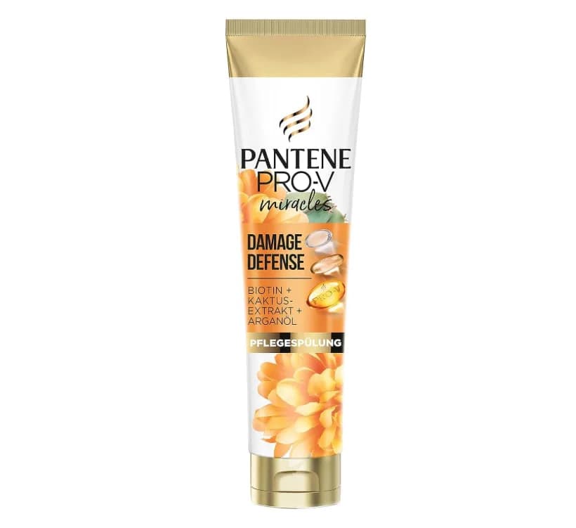 نرم کننده موی داخل حمام پنتن Pantene برای موهای خشک و دمیج مدل Demage Defence حجم 160 میل — تصویر ۶